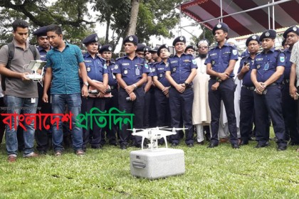 শোলাকিয়ায় ১০ সেক্টরে নিরাপত্তা; ড্রোন উড়িয়ে পর্যবেক্ষণ