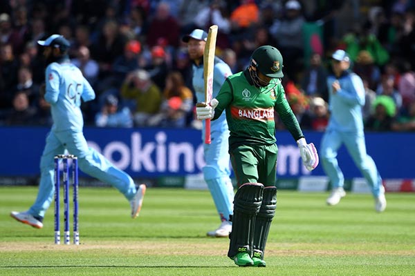 'বিশ্বকাপ থেকে বাদ পড়ার দোরগোড়ায় বাংলাদেশ'