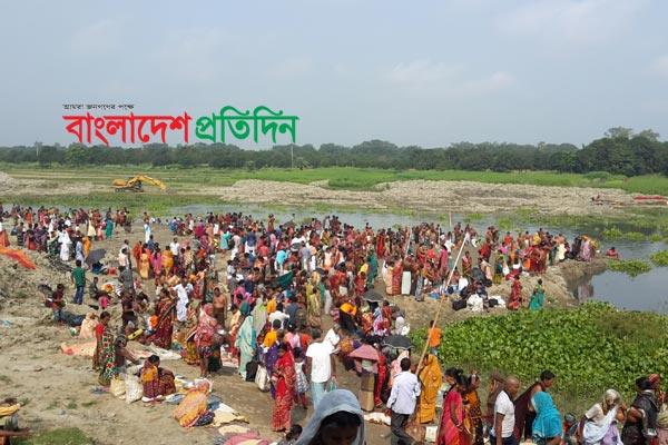 কানসাটে সনাতন ধর্মাবলম্বীদের গঙ্গাস্নান ও দশহরা মেলা