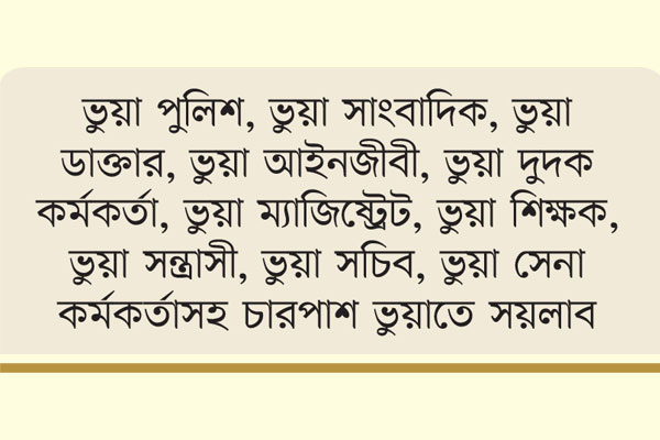 চারদিকে ভুয়াদের ভয়াবহ সিন্ডিকেট