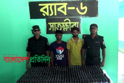 হাসপাতাল থেকে ১২শ বোতল ফেনসিডিল উদ্ধার, আটক-২