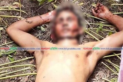 ঝিনাইদহে পাটক্ষেত থেকে যুবকের গলাকাটা লাশ উদ্ধার