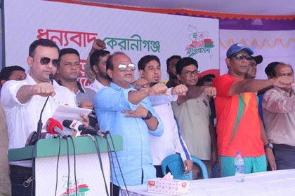 কেরাণীগঞ্জ মাঠ আবারও জমলো ক্রিকেট ম্যাচে