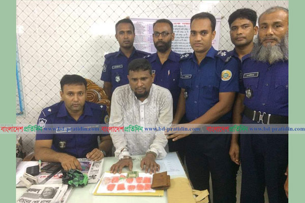 বরিশালে ১,১০০ পিস ইয়াবাসহ আটক ১