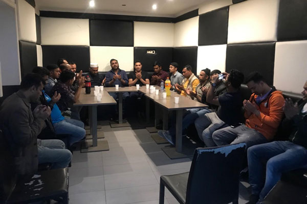 বেলজিয়াম যুবদলের মিলাদ ও দোয়া