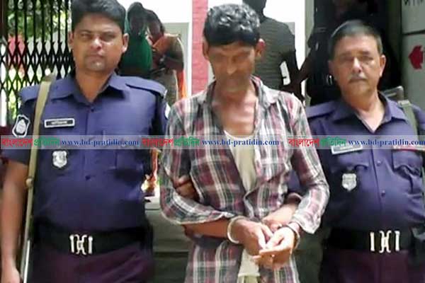 গুরুদাসপুরে হত্যা মামলার আসামি গ্রেফতার  