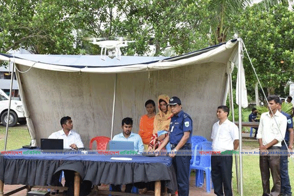 কনস্টেবল নিয়োগে বায়োমেট্রিক পদ্ধতি ব্যবহার করছে নাটোর পুলিশ