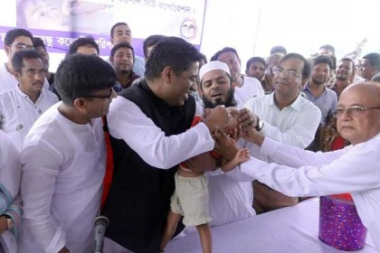 বরিশালে ভিটামিন 'এ' প্লাস ক্যাম্পেইনের উদ্বোধন