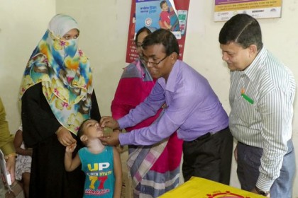 জামালপুরে ভিটামিন ‘এ’ প্লাস ক্যাম্পেইন