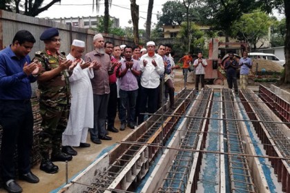 ওসমানী হাসপাতালের ১০ তলা ভবনের নির্মাণ কাজ শুরু

