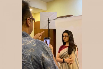 ‘মিতিন মাসি’তে গোয়েন্দা কোয়েলের লুক
