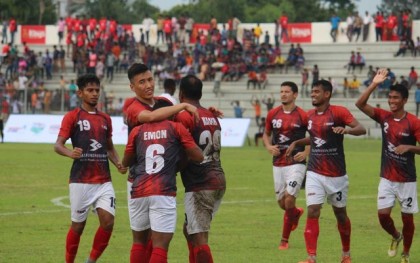 মুক্তিযোদ্ধা সংসদ ক্রীড়া চক্রকে ৪-১ গোলে হারাল বসুন্ধরা কিংস