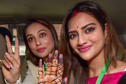নুসরাতের শাখা-সিঁদুর বিতর্কে মুখ খুললেন মিমি