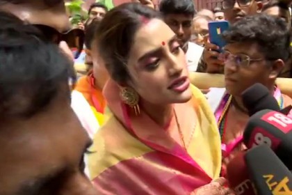 এবার নিজের ধর্মীয় অবস্থান নিয়ে সোজা জবাব নুসরাতের (ভিডিও)