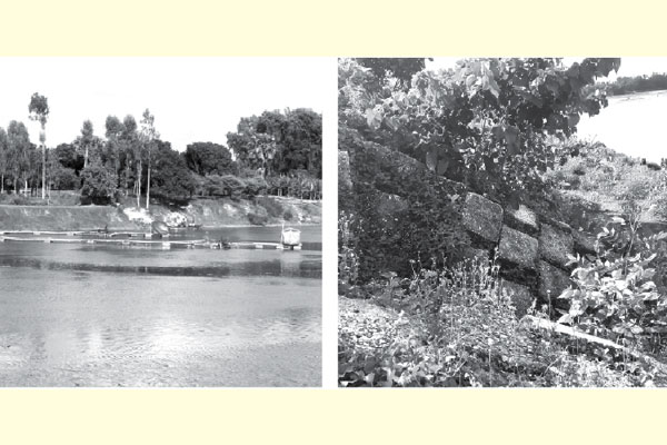 বালু উত্তোলনে হুমকিতে বন্যানিয়ন্ত্রণ বাঁধ