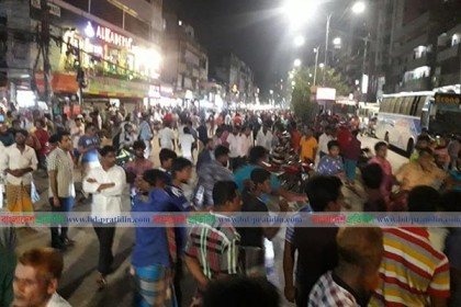 বাড্ডার অবরোধ উঠলেও উঠেনি রামপুরার অবরোধ, দুর্ভোগ চরমে
