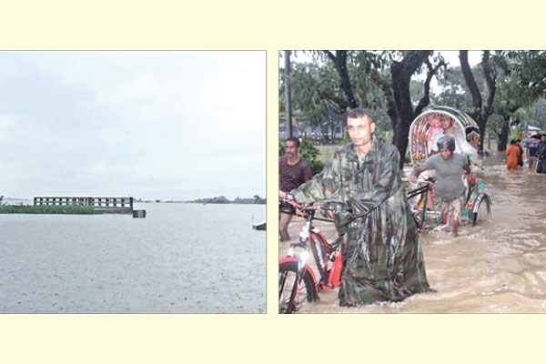 সারা দেশে অবনতি বন্যার