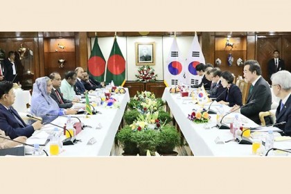বাংলাদেশ-দক্ষিণ কোরিয়া তিনটি চুক্তি স্বাক্ষর
