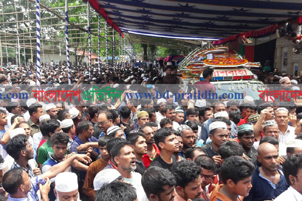 এরশাদকে শেষবারের মত দেখতে রংপুরে জনগণের ঢল