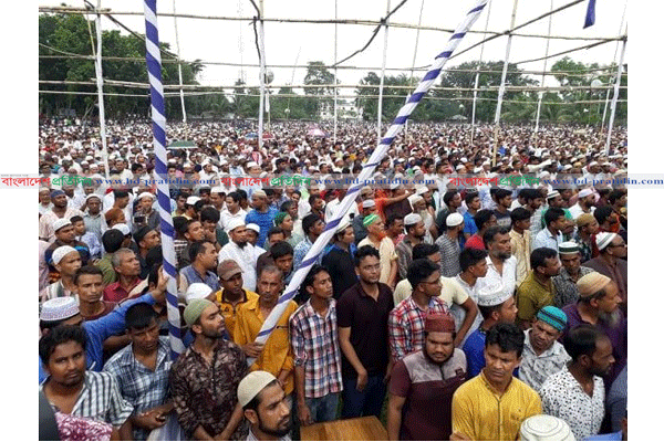 উত্তেজনার মাঝেই রংপুরে এরশাদের জানাজা সম্পন্ন