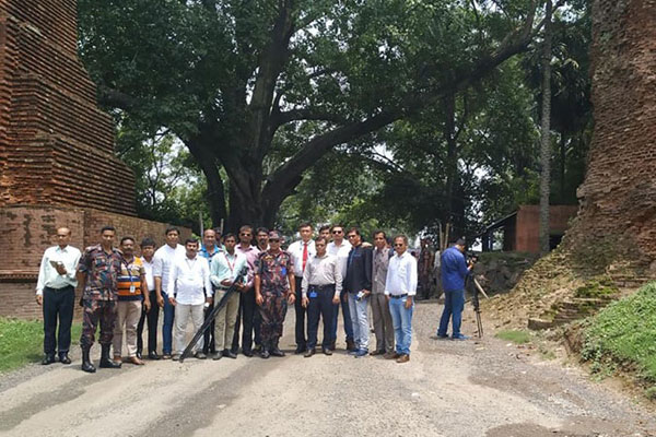 সোনামসজিদ সীমান্ত পরিদর্শন ভারতীয় সাংবাদিক প্রতিনিধি দলের