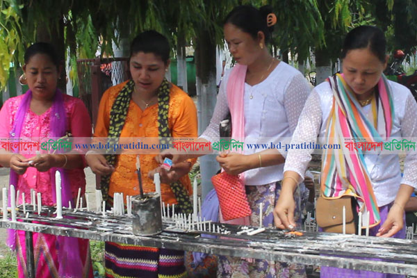 খাগড়াছড়িতে আষাঢ়ী পূর্ণিমা উদযাপন