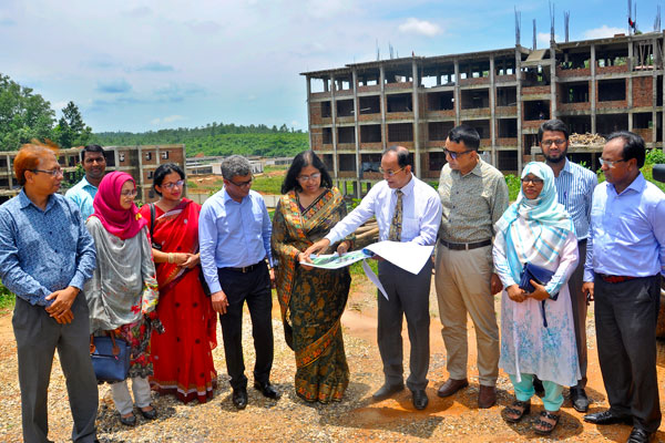 সিভাসুর দ্বিতীয় ক্যাম্পাস পরিদর্শন করল ইউজিসি

