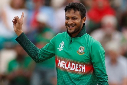 বিশ্বকাপের সেরা ১০ মুহূর্তের তালিকায় ৪র্থ স্থানে সাকিব