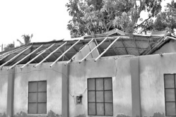 ঝড়ে বিধ্বস্ত স্কুল দুই মাসেও সংস্কার হয়নি