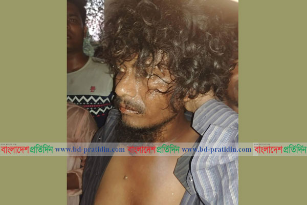 সিংড়ায় ছেলেধরা সন্দেহে যুবককে গণপিটুনি