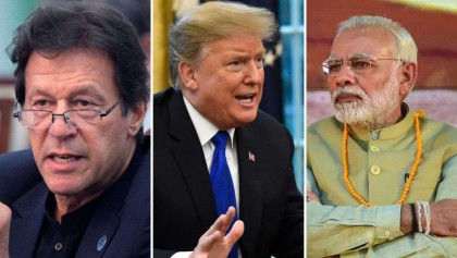 কাশ্মীর ইস্যুতে মধ্যস্থতা করতে ট্রাম্পকে মোদির অনুরোধ