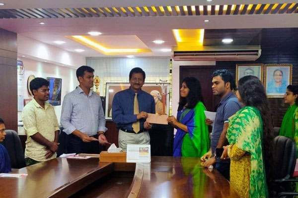 নজরুল বিশ্ববিদ্যালয়ে উইমেন পিস ক্যাফের কমিটি গঠন ও বৃত্তি প্রদান