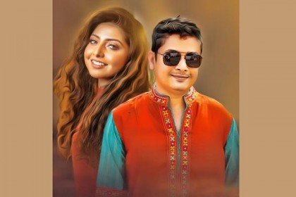 বৈশাখী টেলিভিশনের 'মিউজিক ট্রেন' অনুষ্ঠানে পড়শী ও জুয়েল মোরশেদ 