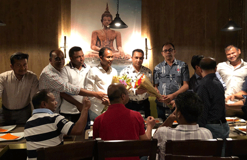 স্বরাষ্ট্র মন্ত্রণালয়ের যুগ্ম সচিব জাহাঙ্গীর হোসেনকে স্পেনে সংবর্ধনা 