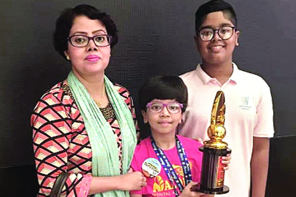 চীনের মেন্টাল অ্যারিথমেটিকে চ্যাম্পিয়ন বাংলাদেশের অপ্সরা