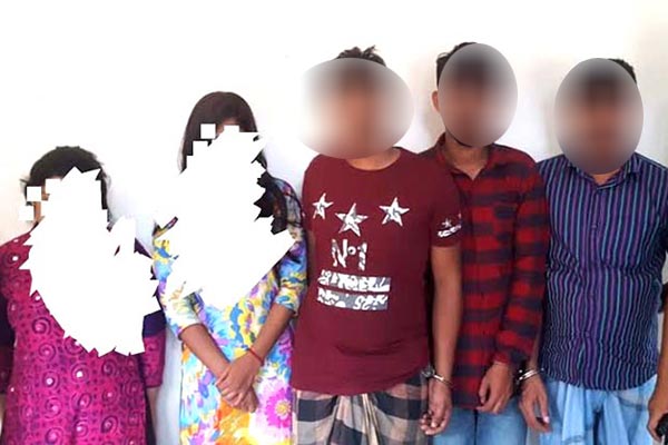 হোটেলে অসামাজিক কার্যকলাপের অভিযোগ, আটক ৫