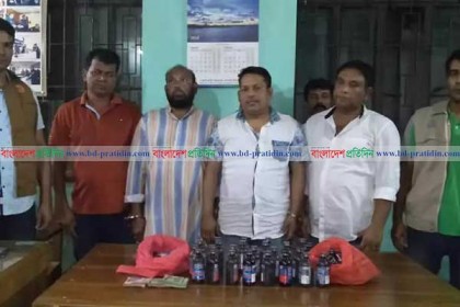 নারায়ণগঞ্জে স্বেচ্ছাসেবক লীগ নেতাসহ আটক ৬, ফেন্সিডিল উদ্ধার