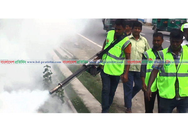 এখন প্রতিদিন প্রতিটি ওয়ার্ডে হ্যান্ড স্প্রে করছে বিসিসি