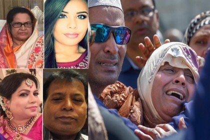 কানাডায় একই পরিবারের ৪ জনের দাফন, স্বজনদের আহাজারি