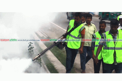 এখন প্রতিদিন প্রতিটি ওয়ার্ডে হ্যান্ড স্প্রে করছে বিসিসি
