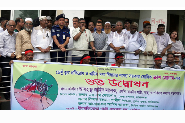 ডেঙ্গু রোগে আতঙ্কিত না হয়ে সকলকে সতর্ক হতে হবে: স্বাস্থ্যমন্ত্রী