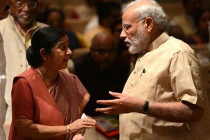 মোদিকে মুখের ওপর ‘না’ বলেছিলেন সুষমা
