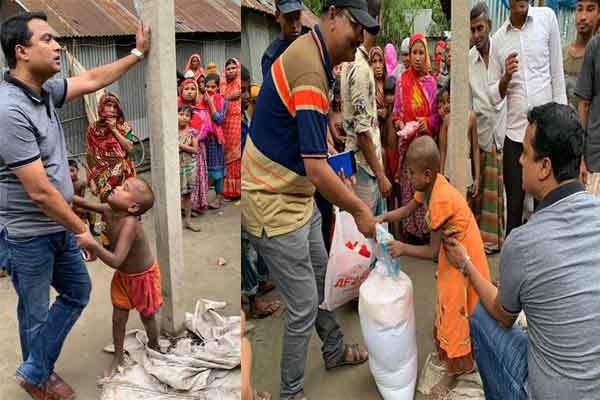 শিশুকে শিকল থেকে মুক্ত করে ঈদ উপহার দিলেন পুলিশ সুপার