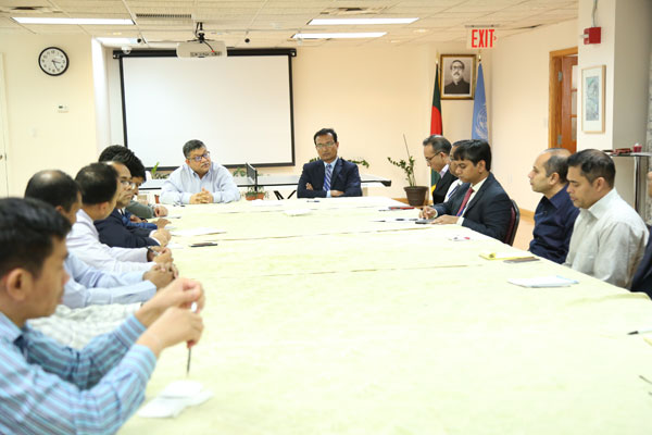 বঙ্গমাতার স্মৃতির প্রতি জাতিসংঘে বাংলাদেশ স্থায়ী মিশনে গভীর শ্রদ্ধা