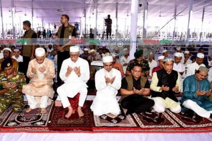 জাতীয় ঈদগাহে ঈদ-উল-আজহার প্রধান জামাত অনুষ্ঠিত