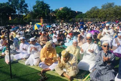 সংঘাতমুক্ত বিশ্ব কামনায় যুক্তরাষ্ট্রে ঈদ উল আজহা পালিত