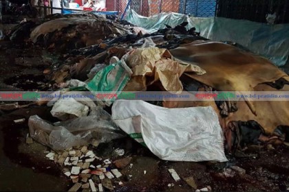 সিলেটে ৮০০ চামড়া রাস্তায় ফেলে মাদ্রাসার প্রতিবাদ
