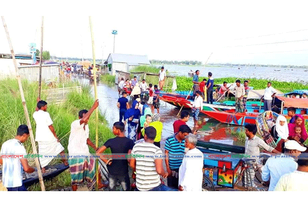 চলনবিলে পর্যটকের ঢল