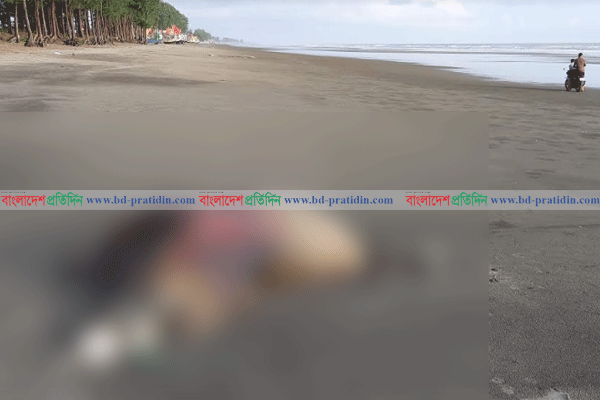 সৈকতে ভেসে আসা মৃত গরুর দুর্গন্ধে নাকাল পর্যটকরা