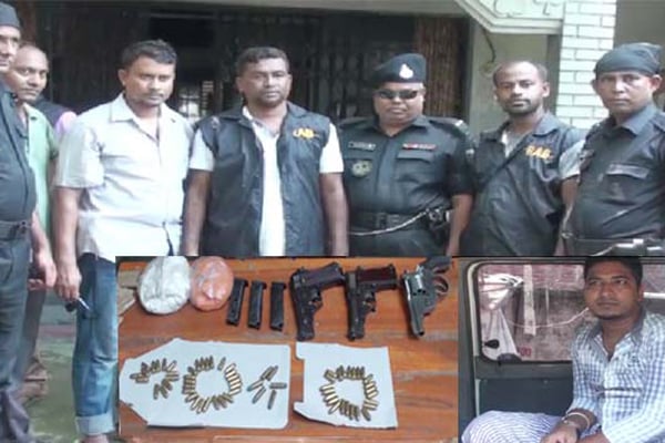 বেনাপোলে অস্ত্রসহ গ্রেফতার ১ 

